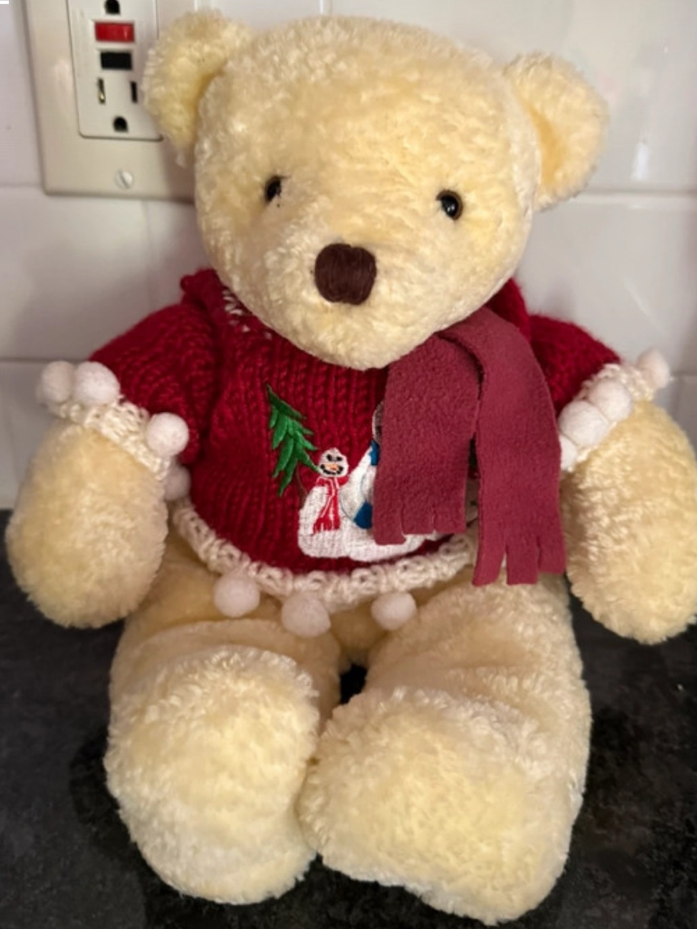 Vintage Mary Meyer Festive Holiday Sweater
Teddy bear